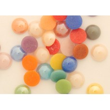Cabochons pearlized, 10er Mix, 7mm